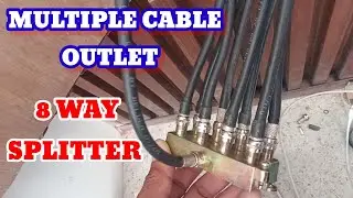 How to Install Cable Splitter | Multiple Cable Outlet | YouTube Short