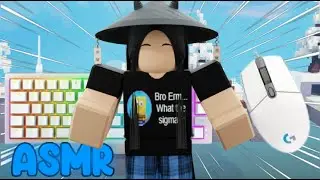Roblox Bedwars ASMR With A New KEYBOARD... (Grim Reaper)