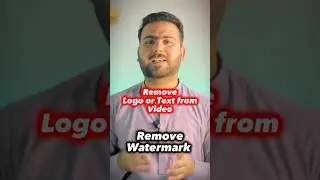 Remove Text/Logo From Video With Ai 😱 #youtubeshorts #viral #shortvideo