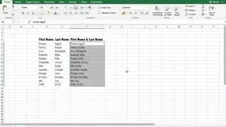 Excel Practical Tips : Combine/Join data in different column into one in Excel with Flashfill