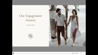 Our Engagement Session at the Beach