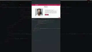 how to create portfolio using HTML and CSS | Tutorial For Beginners | #shorts #code with me 77