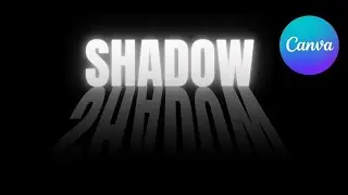Canva Tutorial：Perspective Text Shadow Effect
