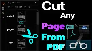 Cut pdf pages from middle | cut any page from PDF | Cut from Merge PDF | Cut merge PDF |