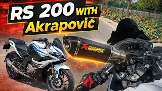 Hands on New RS 200 With Akrapovic Exhaust 🚀