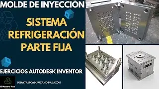 Ejercicios INVENTOR MOLDE INYECCION  Ejercicio 10