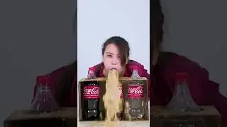 Random Drop Mentos With Coca Cola Challenge 