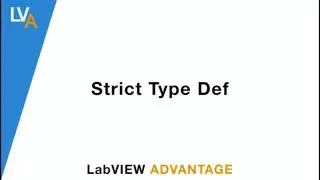 How to use Strict Type Def - LabVIEW