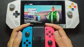 How to Connect Nintendo Switch Joycon to a Handheld PC or Laptop and Play GTA V