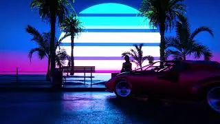 Solitary Sunset Visual Loop 2 Hours