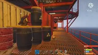 How to take heavy scientists on small oil rig #rust