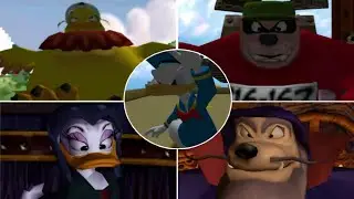 Donald Duck Goin' Quackers/Quack Attack (PS2) - All Bosses + Cutscenes