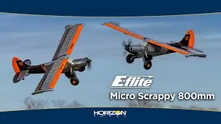 E-flite Micro Scrappy 800mm RC Airplane