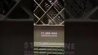 Busted On The $1500 Milk Crate Possession Crime
