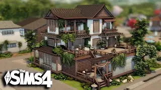 Asian townhouse for Rent | 6-4-1 Hanamigawa | The Sims 4 speed build |