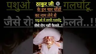 ठाकुर जी के इन 4घोडो का नाम लेने से पशुओ में लम्पी जैसे रोग नहीं होते #shortsviedo #viralviedo #fact