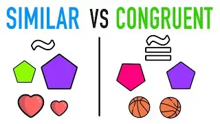 DIFFERENCE BETWEEN SIMILAR & CONGRUENT FIGURES?