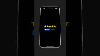 Interactive Animated Star Rating Bar with Smooth Spring Effects in SwiftUI