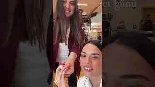 Eylül Lize Kandemir sete hazırlanıyor 