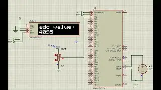 ADC example with STM32 and OLED SSD1306 128x32