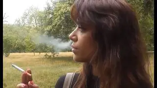 Goddess of Cigarettes: Harley's Epic Smoke Session!