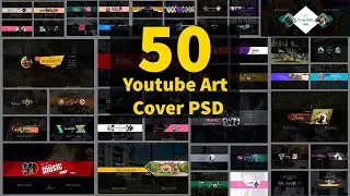 How To Design YouTube Art Cover In Photoshop| YouTube Art Cover PSD| |Sheri SK|