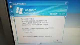 Windows Longhorn 4020