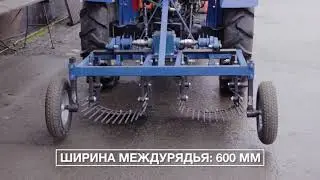 Двухрядная картофелекопалка к минитрактору