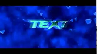 Free Intro Template  3D Triangles Sync  Cinema 4D After Effects