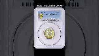 ! Gorgeous 1945-D MS68+ Toned $6K Jeff War Nickel !