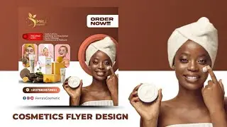 Pixellab Tutorial | How to Design a cosmetics flyer with your Smartphone