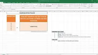 Learn Excel Basic Substitute and Char Tutorial