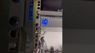 UniFi 24 PoE switch with 1.3inch LCD screen.