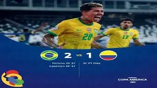 Resumen || Brasil vs Colombia || Copa América 2021