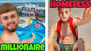 I WENT FROM HOMELESS TO A MILLIONAIRE IN 24 HOURS!