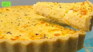 QUICHE | 3 QUEIJOS | RECHEIO CREMOSO | MASSA CROCANTE