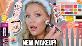 *VIRAL* NEW DRUGSTORE & HIGH END MAKEUP TESTED 🤩  New Wet N Wild, Charlotte Tilbury, Fenty & more!
