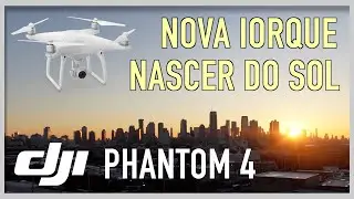 #dji #drone #jrtech Drone DJI Phantom 4: Nascer do Sol em Nova Iorque, Estados Unidos ✔️