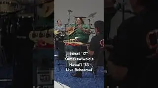 Israel and his band rehearsing “Hawai’i ‘78”. Watch the full video at our channel. #music #iz