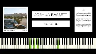 Joshua Bassett - Lie Lie Lie (BEST PIANO TUTORIAL & COVER)