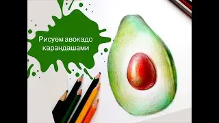 Let's Draw an Avocado with Colored Pencils!