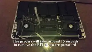 Macbook Pro 2013 EFI iCloud firmware lock remover unlocker in seconds