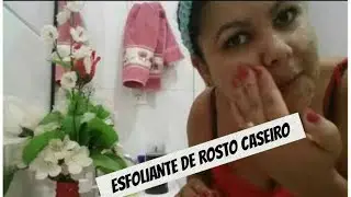 ESFOLIANTE  CASEIRO PARA O ROSTO/ LIMPEZA DE PELE/DIA DE BELEZA #MULHERESSECUIDANDO#FACAEMCASA