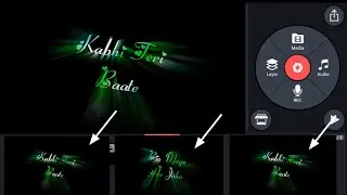 Video editing || color full text animation video editing || kinemaster video tutorial