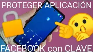 🔒🔵 Como PONER CONTRASEÑA a FACEBOOK en ANDROID 2024 (PROTEGER con CLAVE la APP de FACEBOOK)