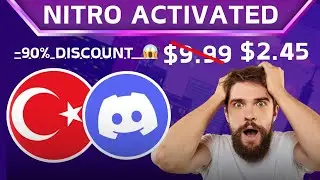 Discord Nitro Turkey 90% Discount | Fups Method