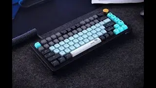 Akko 5075B plus  sound test - The typing is so soft and thocky !!