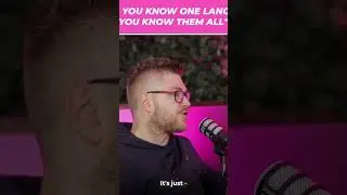 DO YOU AGREE??? Once you know one language, you know them all 😮‍💨🤔