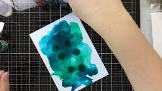 Foiling with Alcohol Inks with Kari VanNoy