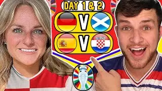 EURO 2024 DAY 1 & 2 PREDICTIONS